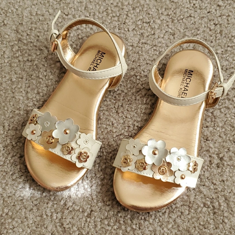 Little girls MK sandals